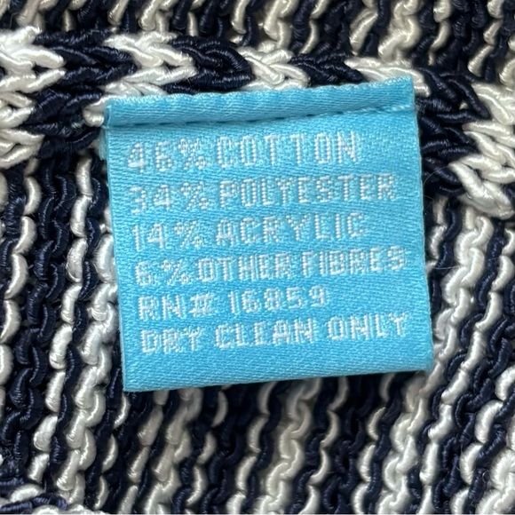 J.McLaughlin Striped V-Neck Sweater‎ Small - Picture 7 of 10